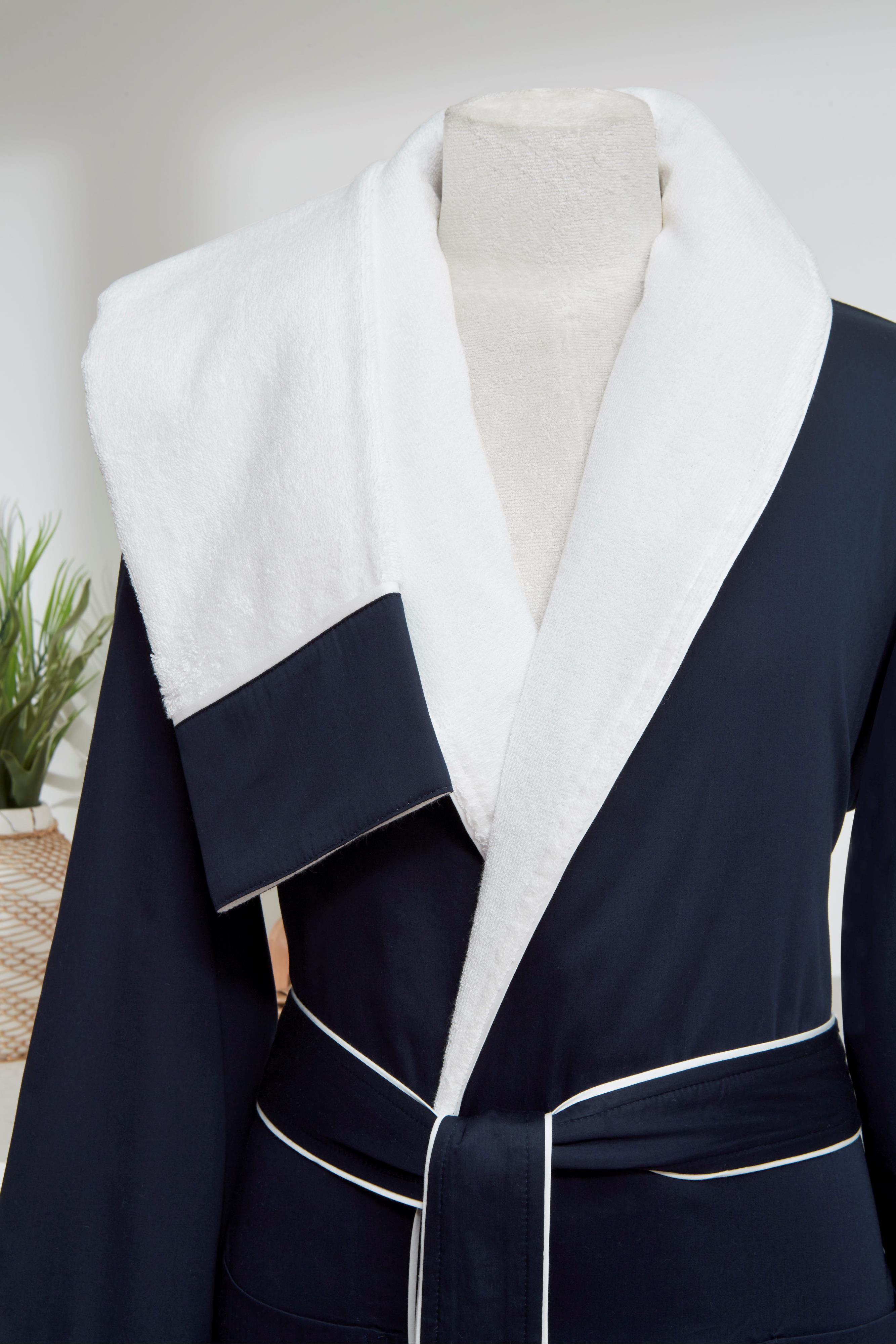 Özdilek Free Set Masculıne Linen Beyaz-Lacivert XL