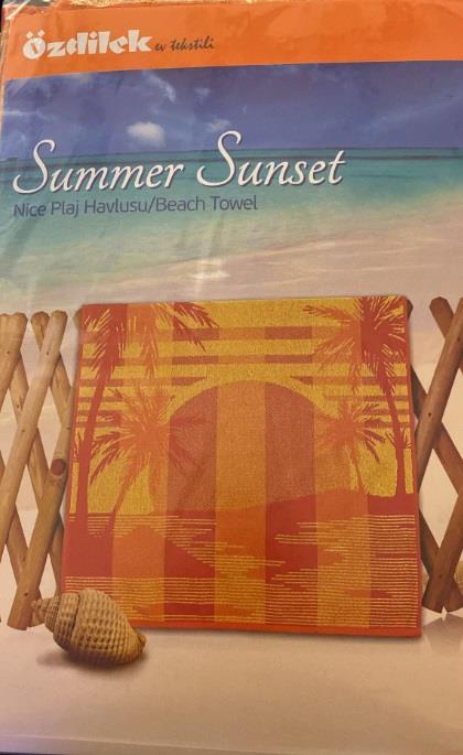 Özdilek Havlu Plaj 70*150 Nice Summer Sunset