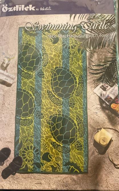 Özdilek Havlu Plaj 70*150 Nice Swımmıng Turtles (Dy)