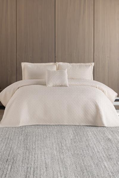 Özdilek Yatak Örtüsü Çift Kişilik Stone Krem