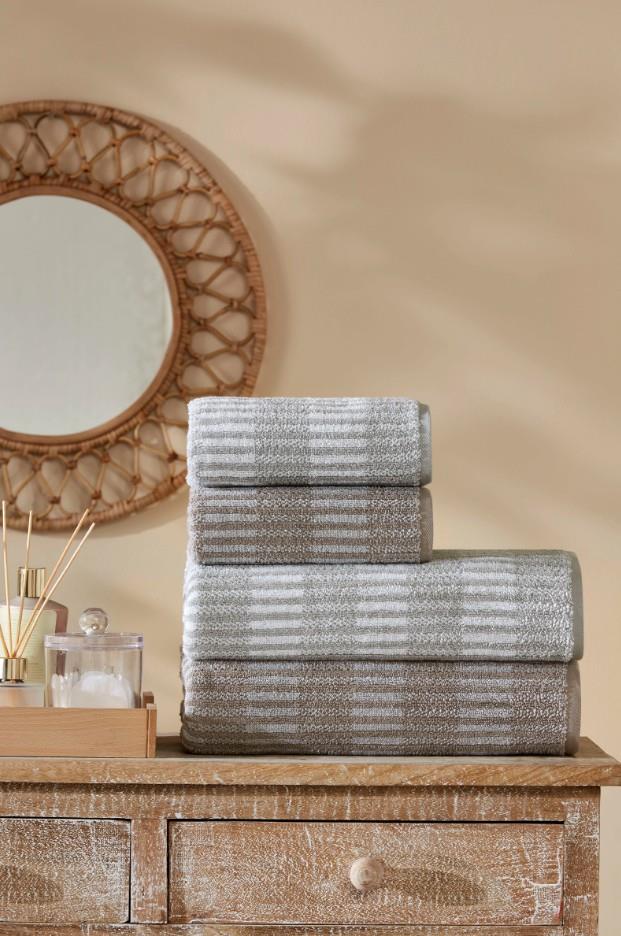 Özdilek Havlu 50*90 Strıscıa Bej