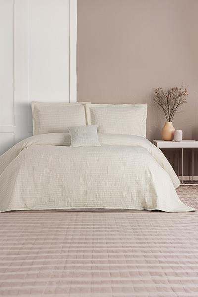 Özdilek Yatak Örtüsü Çift Kişilik Essence Krem