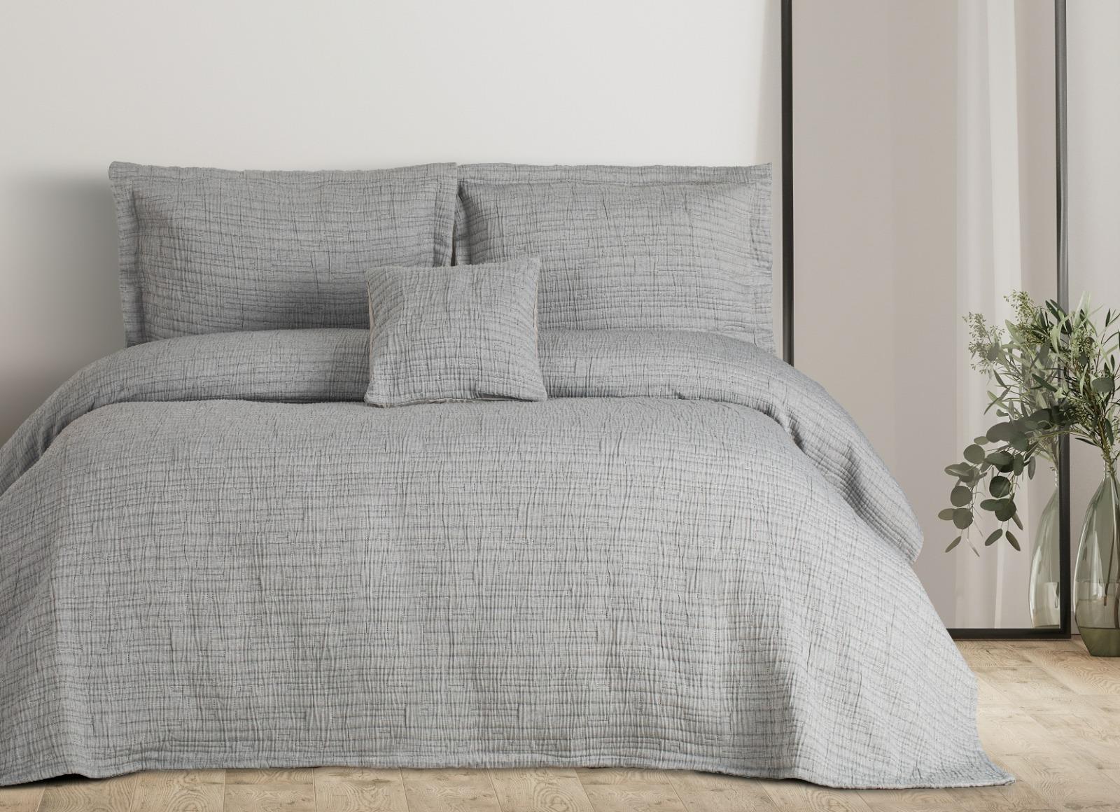 Özdilek Yatak Örtüsü Çift Kişilik Essence Gri