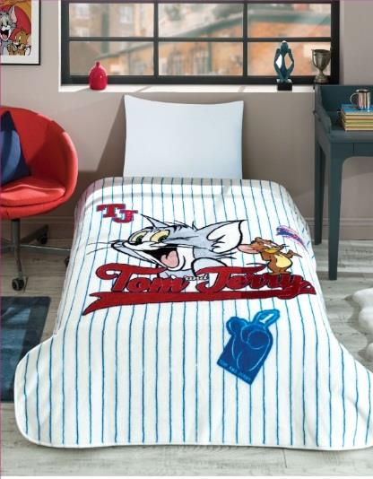 Özdilek Battaniye Tek Kişilik Lisanslı Tom Jerry